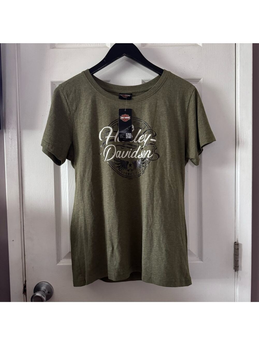 Harley-Davidson Scottsdale Tee – Olive Green, NWT, Size Medium T Shirt Women’s